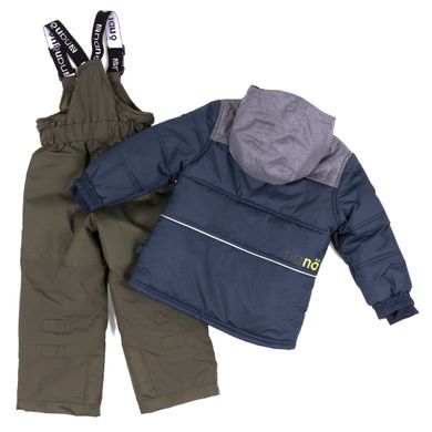 Комплект зимовий (куртка і напівкомбінезон) NANO, F18 M 277 Blue Mix / Green Tea, 2 роки (89 см), 2 роки (92 см)