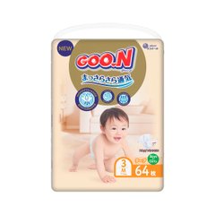 Подгузники GOO.N Premium Soft для детей 7-12 кг, Kiddi-863224, 7-12 кг, 7-12 кг