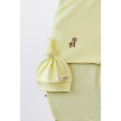 Євро пелюшка на липучках з шапочкою "Purl" Жирафа MagBaby 100342, 0-3 міс, 0-3 міс