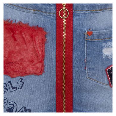 Спідниця джинсова з блискавкою Tuc Tuc, 50555, 5 років (110 см), 5 років (110 см)