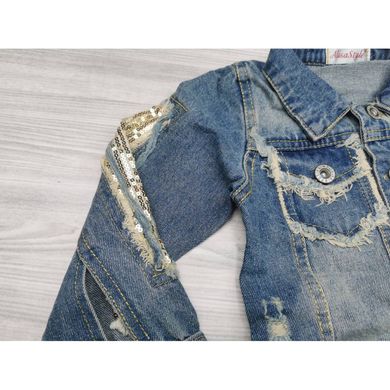 Джинсовая курточка для девочки Girl CHB-1579, CHB-1579, 160 см, 13 лет (158 см)