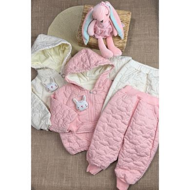 Утепленный костюм с зайчиком CHB-10654, 100 см, 3 года (98 см)