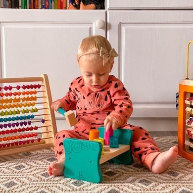 Розвиваюча дерев'яна іграшка-рахунки Battat ТУТТІ-ФРУТТІ, 1.5-5 лет, 1.5-5 лет