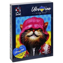 Пазл De.tail "Smiling cat in pink hat", TS-202562