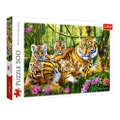 Пазлы "Семья тигров" Trefl 37350, ROY-37350