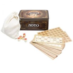 Лото з дерев'яними бочонками Artos games "Premium" (банка XL), TS-172277
