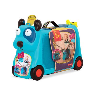 Детский чемодан-каталка для путешествий - Песик-турист, BX1572Z, один размер