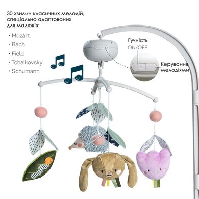Музыкальный мобиль коллекции "Садик в городе" Taf Toys ПРИРОДА, Kiddi-13055, 0 -1 год, 0-1 год