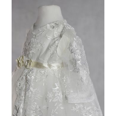 Нарядное крестильное платье для девочки ANGELSKY, AN5202, 3 мес (62 см), 3 мес (62 см)