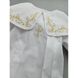 Хрестильна сорочка "Завитки" ANGELSKY, AN5902, 0-1 міс (56 см), 0-1 міс
