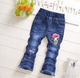 Джинсы для девочек Girl CHB-2759, 86 см, 18 мес (86 см)