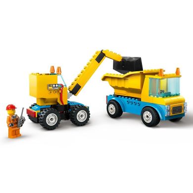 Конструктор LEGO® Будівельна вантажівка й кулястий кран-, BVL-60391
