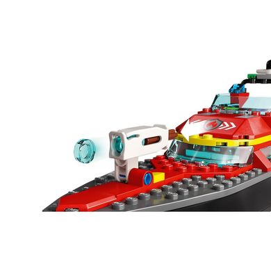 Конструктор LEGO Човен пожежної бригади, 60373, 5-12 років