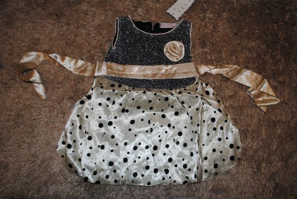 Детское платье с бантиком CHB-7326, CHB-7326, 100 см, 3 года