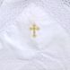 Белая крыжма для крещения с широким кружевом ANGELSKY, AN4302, один размер, один размер