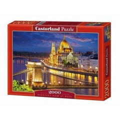 Пазлы Castorland "Панорама Будапешта в сумерках" (2000 элементов), TS-21056