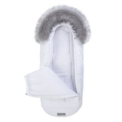 Зимовий флісовий конверт-кокон з опушкою ДоРечі Baby XS, 0-9 міс, 0-9 міс