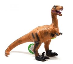 Динозавр резиновый "Велоцираптор", большой, со звуком, 120196, один размер