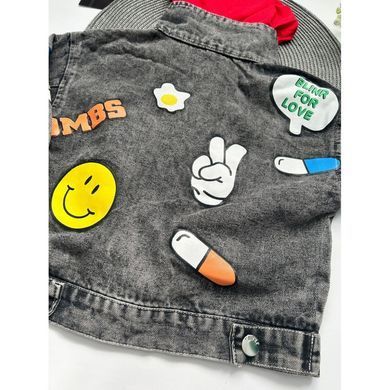 Куртка джинсовая с капюшоном CHB-10542, 120 см, 7 лет (122 см)