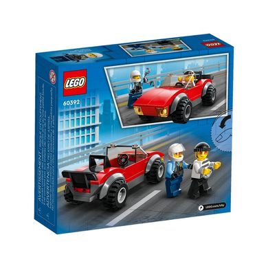 Конструктор LEGO Переслідування автомобіля на поліцейській машині, 60392, 5-12 років