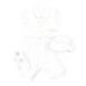 Крестильный набор (песочник, шапочка, пинетки) ЛяЛя, 8ТК012-2-08, 56 (0-1 мес), 0-3 мес