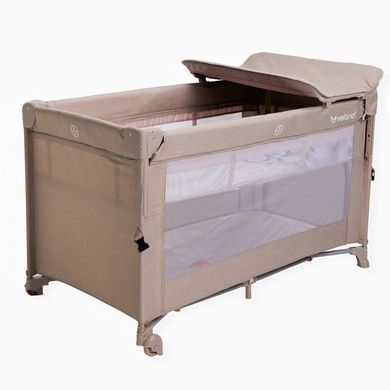 Ліжко-манеж дитяче з другим ярусом та пеленатором VELANO Tino SLF-46161, SLF-46161, один розмір, один розмір