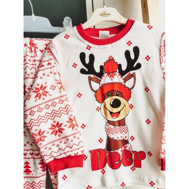 Новогодняя пижамка для мальчика Deer, CHB-10203, 98-104 см, 3 года (98 см)